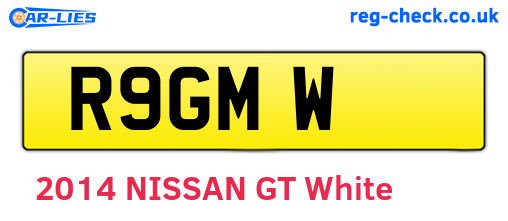 R9GMW are the vehicle registration plates.
