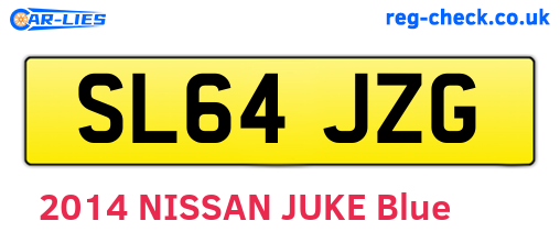 SL64JZG are the vehicle registration plates.
