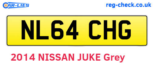 NL64CHG are the vehicle registration plates.