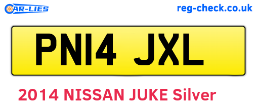 PN14JXL are the vehicle registration plates.