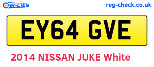 EY64GVE are the vehicle registration plates.