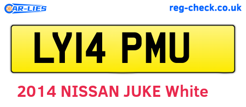 LY14PMU are the vehicle registration plates.