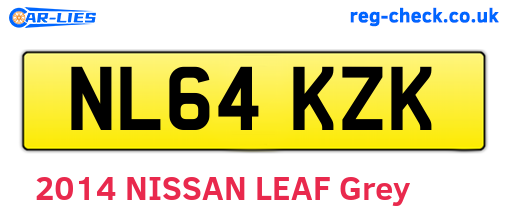 NL64KZK are the vehicle registration plates.