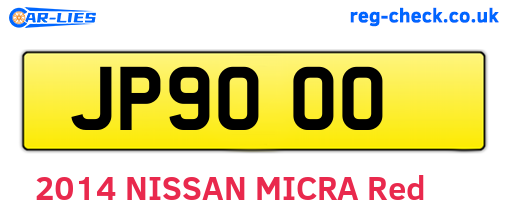 JP9000 are the vehicle registration plates.