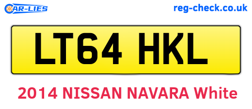 LT64HKL are the vehicle registration plates.