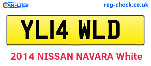 YL14WLD are the vehicle registration plates.