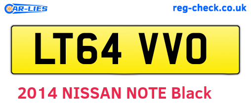 LT64VVO are the vehicle registration plates.