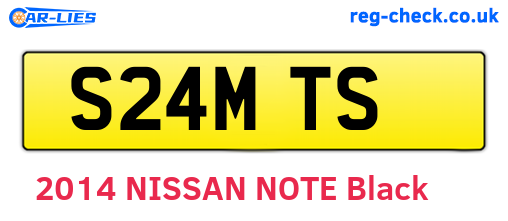 S24MTS are the vehicle registration plates.