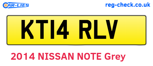 KT14RLV are the vehicle registration plates.