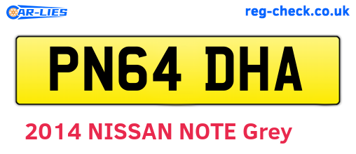PN64DHA are the vehicle registration plates.