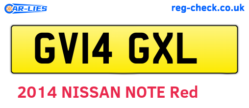 GV14GXL are the vehicle registration plates.