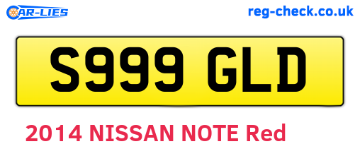 S999GLD are the vehicle registration plates.