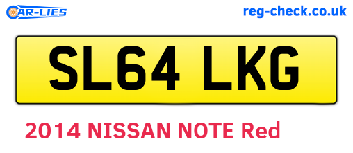 SL64LKG are the vehicle registration plates.