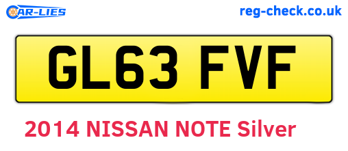GL63FVF are the vehicle registration plates.