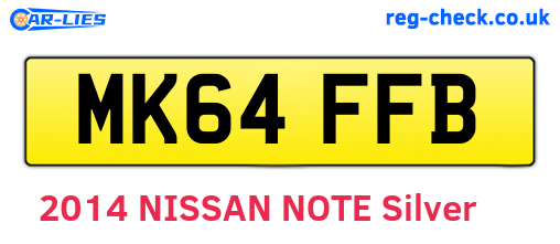 MK64FFB are the vehicle registration plates.