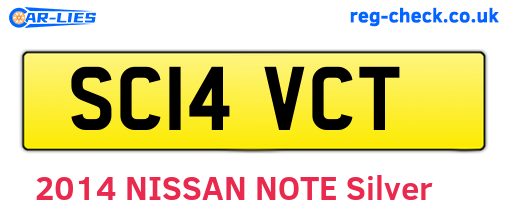 SC14VCT are the vehicle registration plates.