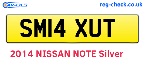 SM14XUT are the vehicle registration plates.