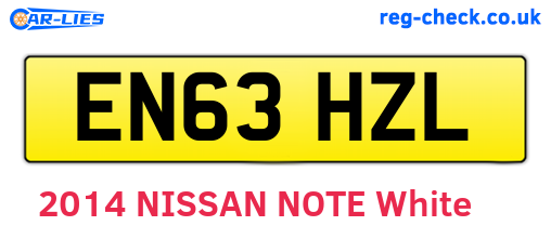 EN63HZL are the vehicle registration plates.