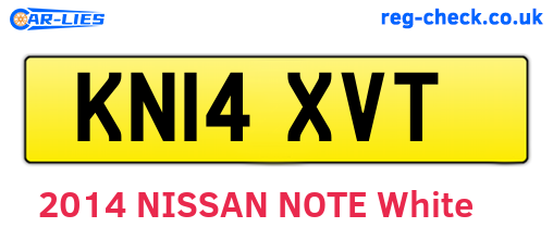 KN14XVT are the vehicle registration plates.