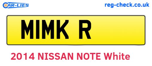 M1MKR are the vehicle registration plates.