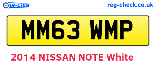 MM63WMP are the vehicle registration plates.