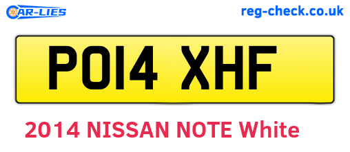PO14XHF are the vehicle registration plates.