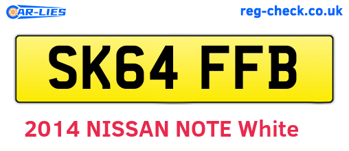 SK64FFB are the vehicle registration plates.