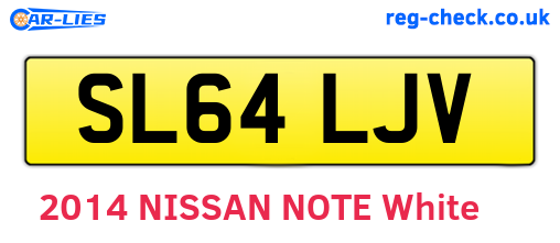 SL64LJV are the vehicle registration plates.