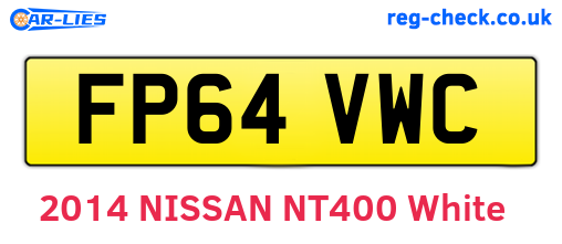 FP64VWC are the vehicle registration plates.
