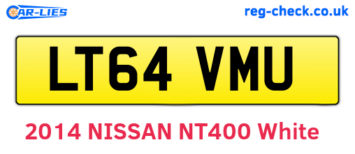LT64VMU are the vehicle registration plates.