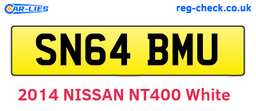 SN64BMU are the vehicle registration plates.