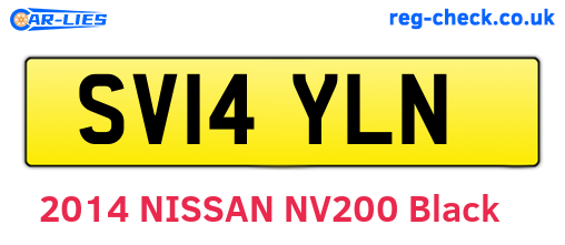 SV14YLN are the vehicle registration plates.