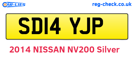 SD14YJP are the vehicle registration plates.