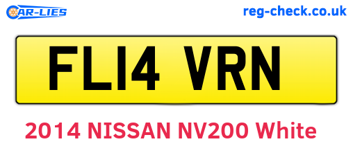 FL14VRN are the vehicle registration plates.
