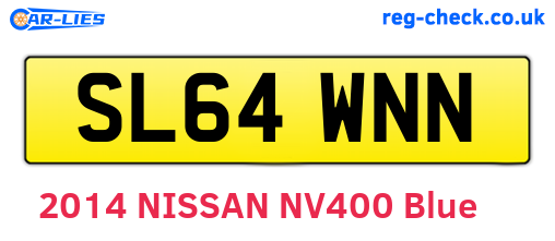 SL64WNN are the vehicle registration plates.