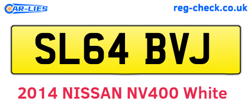 SL64BVJ are the vehicle registration plates.