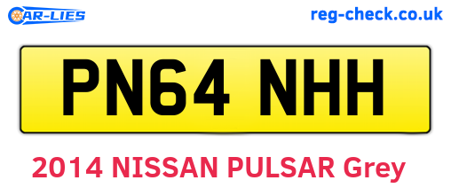 PN64NHH are the vehicle registration plates.