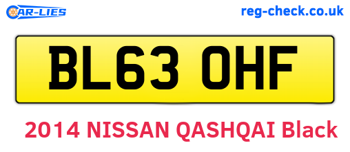 BL63OHF are the vehicle registration plates.