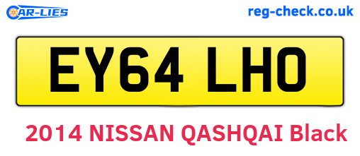 EY64LHO are the vehicle registration plates.
