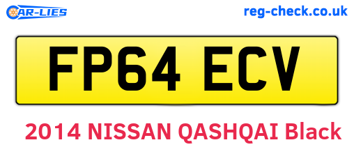 FP64ECV are the vehicle registration plates.