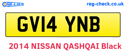 GV14YNB are the vehicle registration plates.