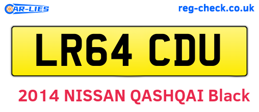 LR64CDU are the vehicle registration plates.