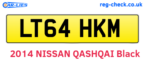 LT64HKM are the vehicle registration plates.