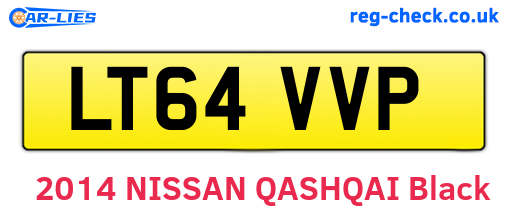 LT64VVP are the vehicle registration plates.