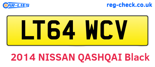 LT64WCV are the vehicle registration plates.