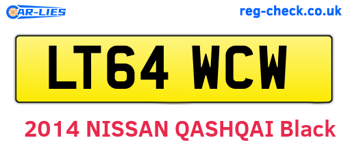 LT64WCW are the vehicle registration plates.