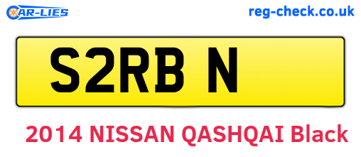 S2RBN are the vehicle registration plates.