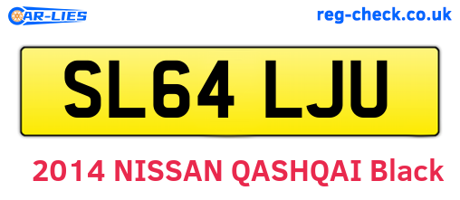 SL64LJU are the vehicle registration plates.