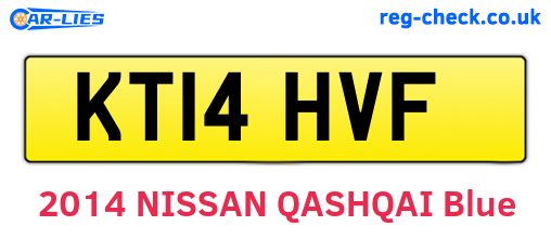 KT14HVF are the vehicle registration plates.