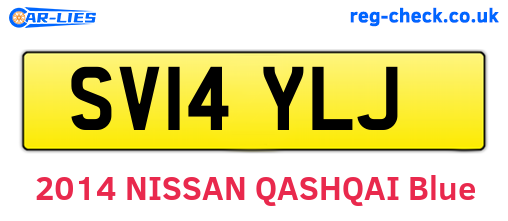 SV14YLJ are the vehicle registration plates.
